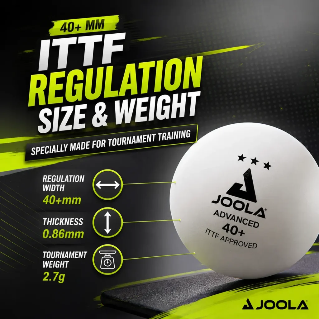 JOOLA Training 3 Star Table Tennis Balls
