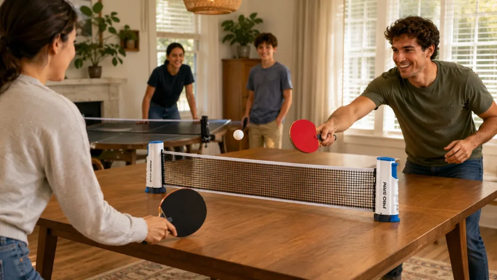 Portable Ping Pong Net for Any Table