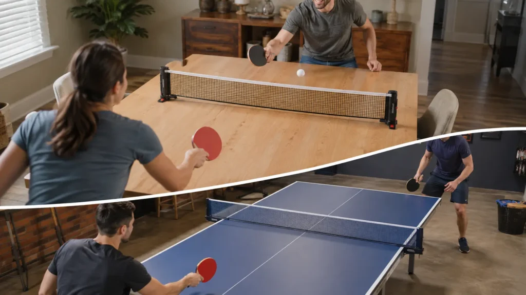 Portable Ping Pong Net for Any Table